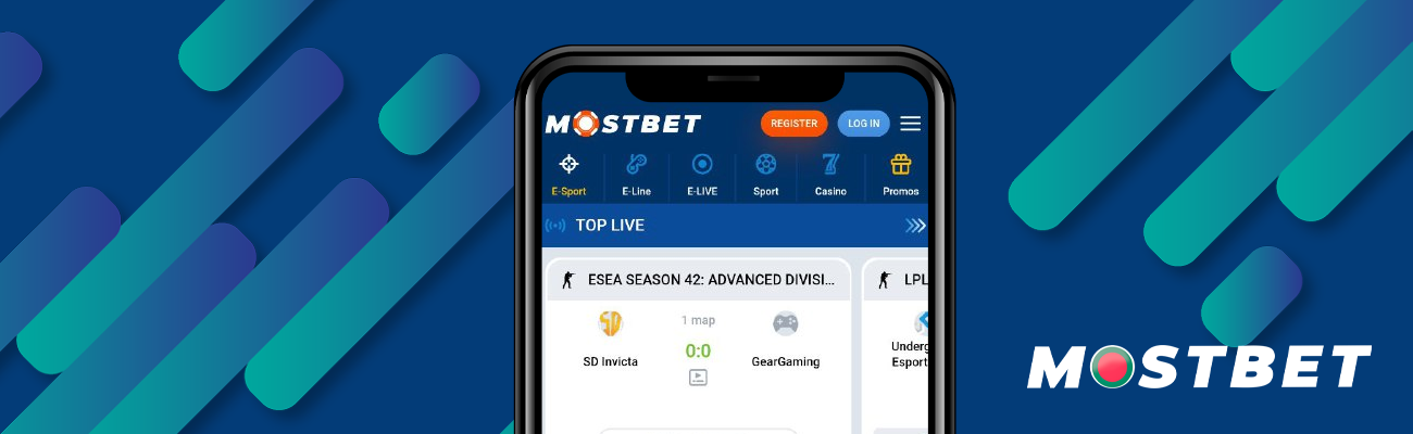 Section with popular Esports betting markets at Mostbet Bangladesh 