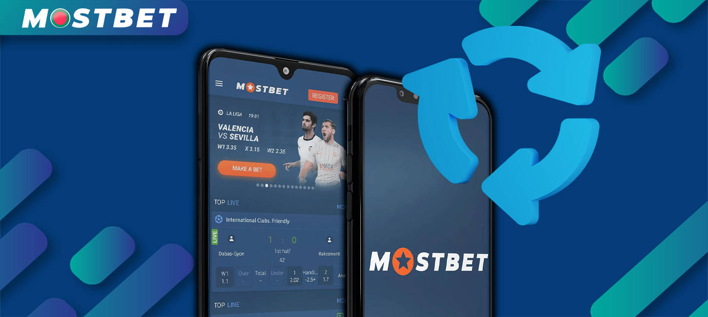 Mostbet application can be updated to the latest version