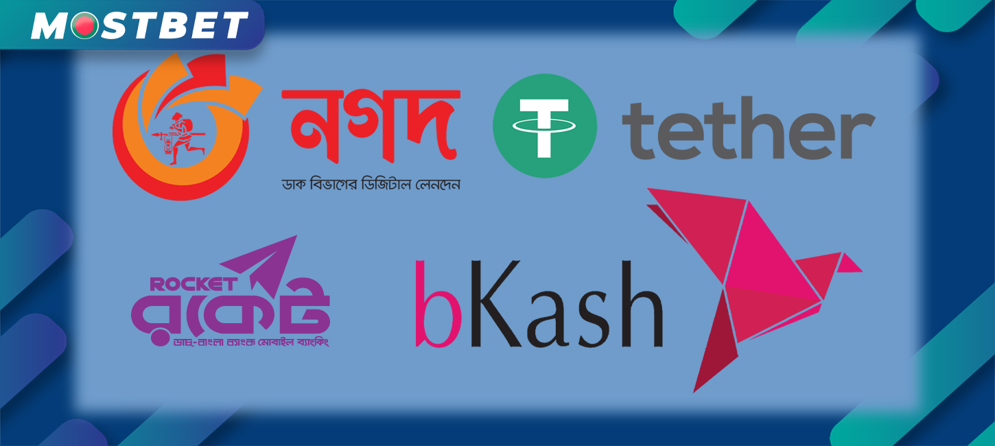 Mostbet-এ তহবিল স্থানান্তরের বিকল্পগুলির পছন্দ খুব বিস্তৃত নয়, তবে সমস্ত সিস্টেম ভালভাবে পরীক্ষিত এবং নির্ভরযোগ্য